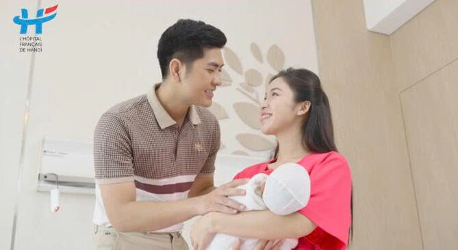 24H ĐẦU TIÊN CỦA EM BÉ HẠNH PHÚC TẠI BỆNH VIỆN VIỆT PHÁP HÀ NỘI 